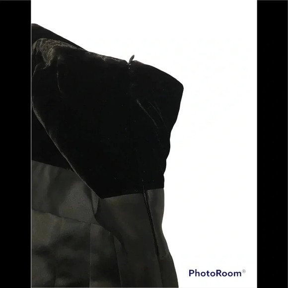 Theory Chanessa Strapless Velvet Top Mini Dress Sz 0 - Picture 6 of 11